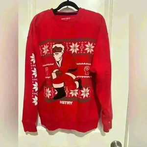 Kneeling Christmas Santa sweater
